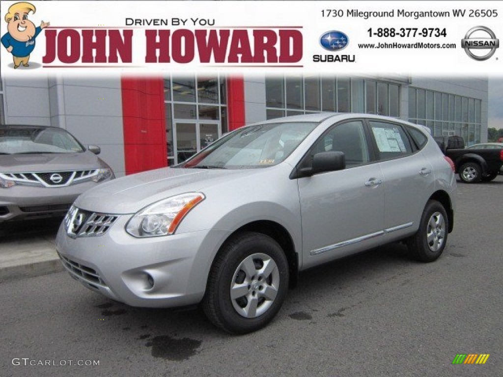 2011 Rogue S AWD - Silver Ice Metallic / Black photo #1