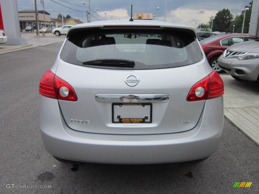 2011 Rogue S AWD - Silver Ice Metallic / Black photo #8