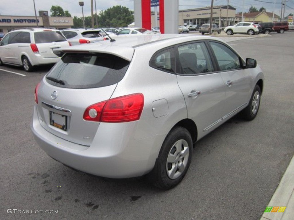 2011 Rogue S AWD - Silver Ice Metallic / Black photo #9