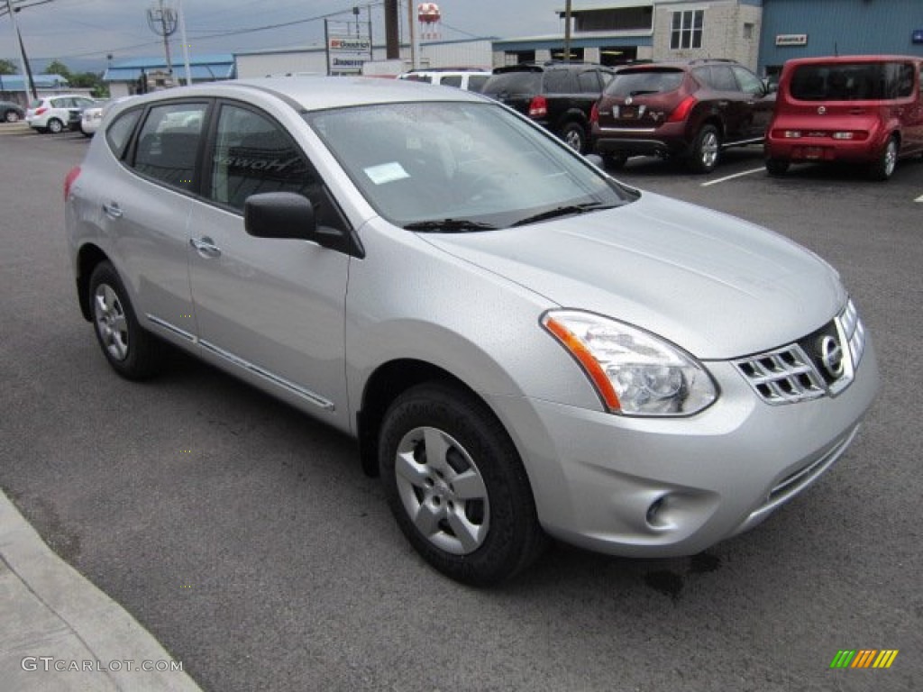 2011 Rogue S AWD - Silver Ice Metallic / Black photo #10