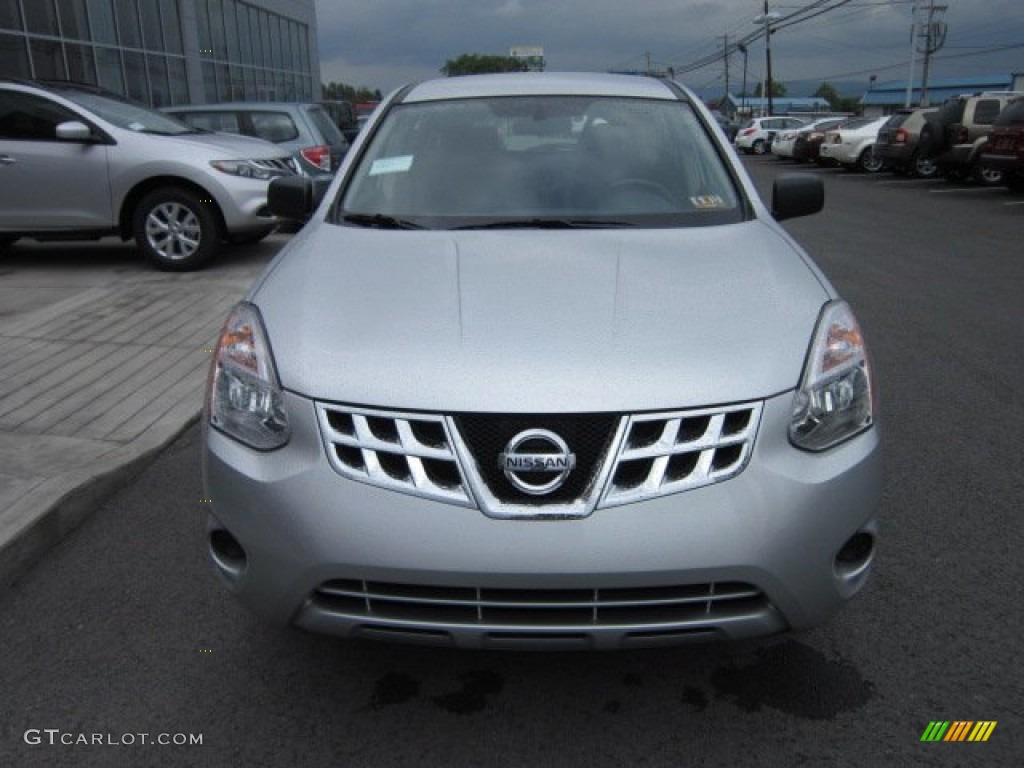 2011 Rogue S AWD - Silver Ice Metallic / Black photo #11