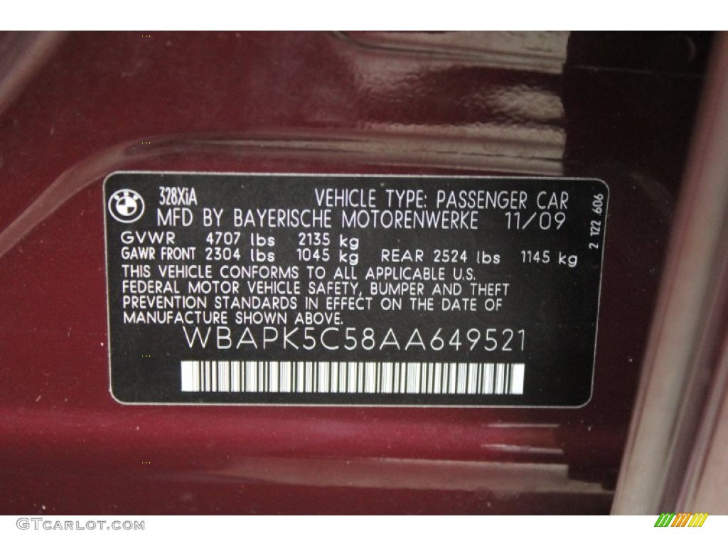 2010 3 Series 328i xDrive Sedan - Barbera Red Metallic / Oyster/Black Dakota Leather photo #16