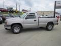 2006 Silver Birch Metallic Chevrolet Silverado 1500 Work Truck Regular Cab 4x4  photo #2