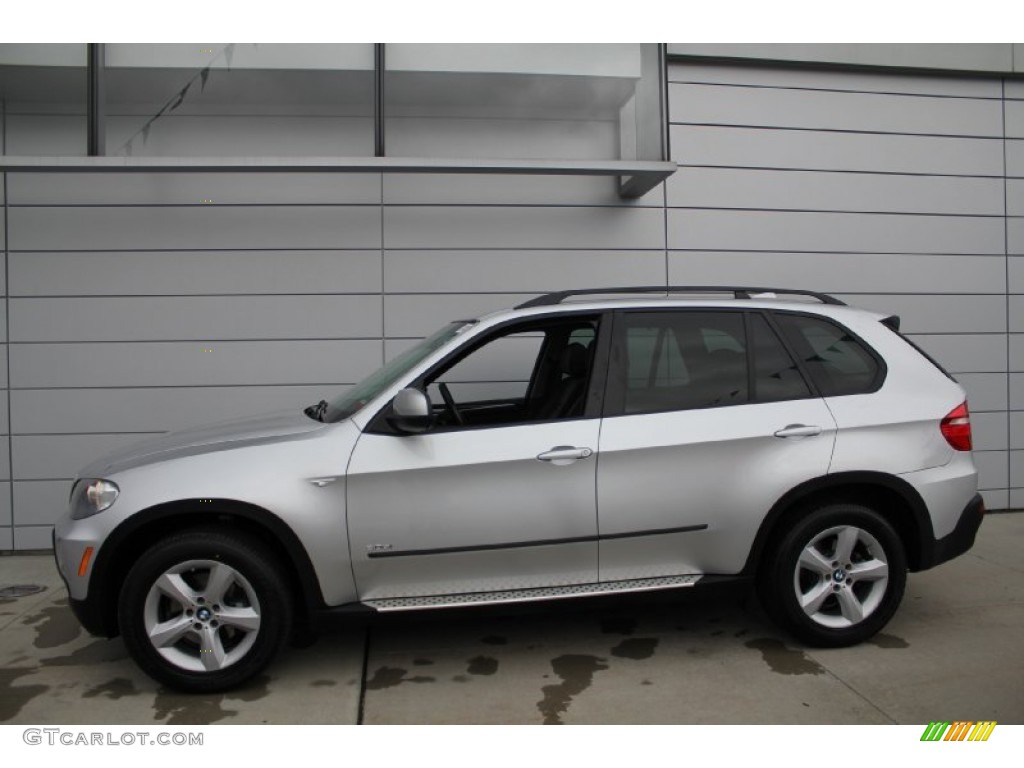 Titanium Silver Metallic 2008 BMW X5 3.0si Exterior Photo #50916531