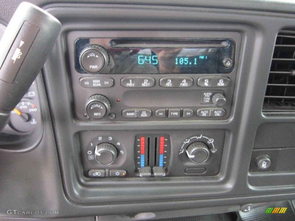2006 Chevrolet Silverado 1500 Work Truck Regular Cab 4x4 Controls Photo #50916663
