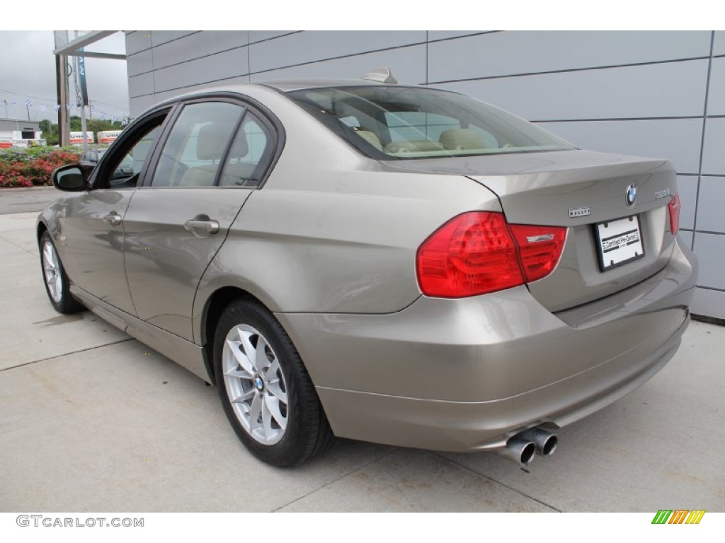 2010 3 Series 328i xDrive Sedan - Platinum Bronze Metallic / Beige photo #4