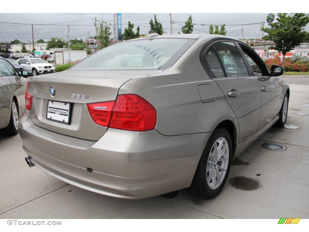 2010 3 Series 328i xDrive Sedan - Platinum Bronze Metallic / Beige photo #6