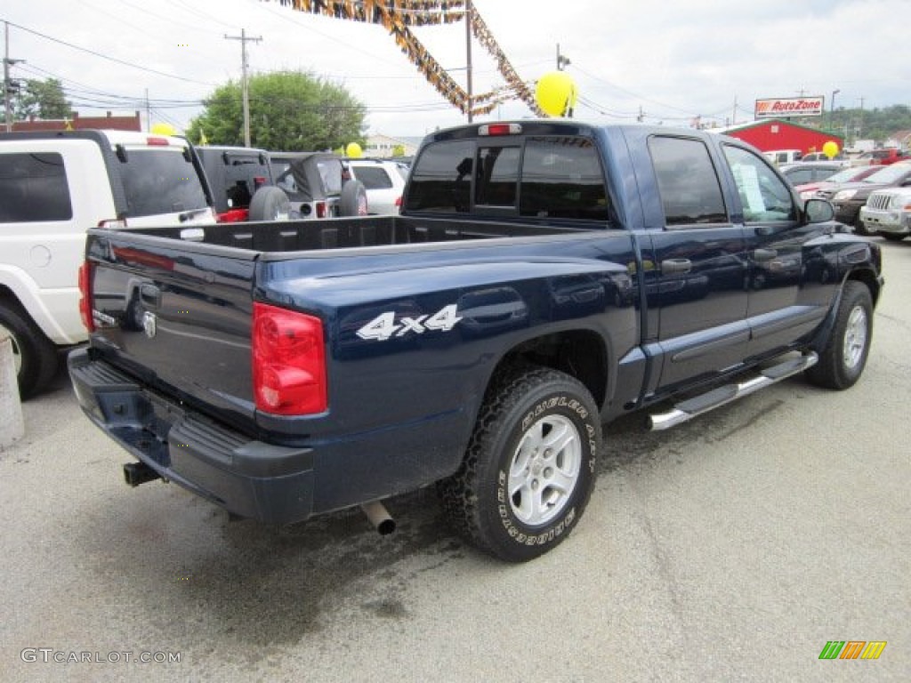 Patriot Blue Pearl 2007 Dodge Dakota SLT Quad Cab 4x4 Exterior Photo #50918928