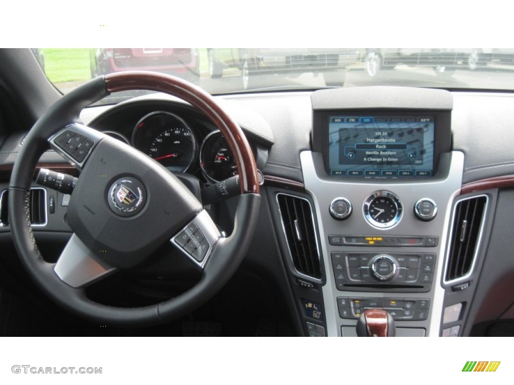 2011 Cadillac CTS 4 AWD Coupe Ebony Dashboard Photo #50919396