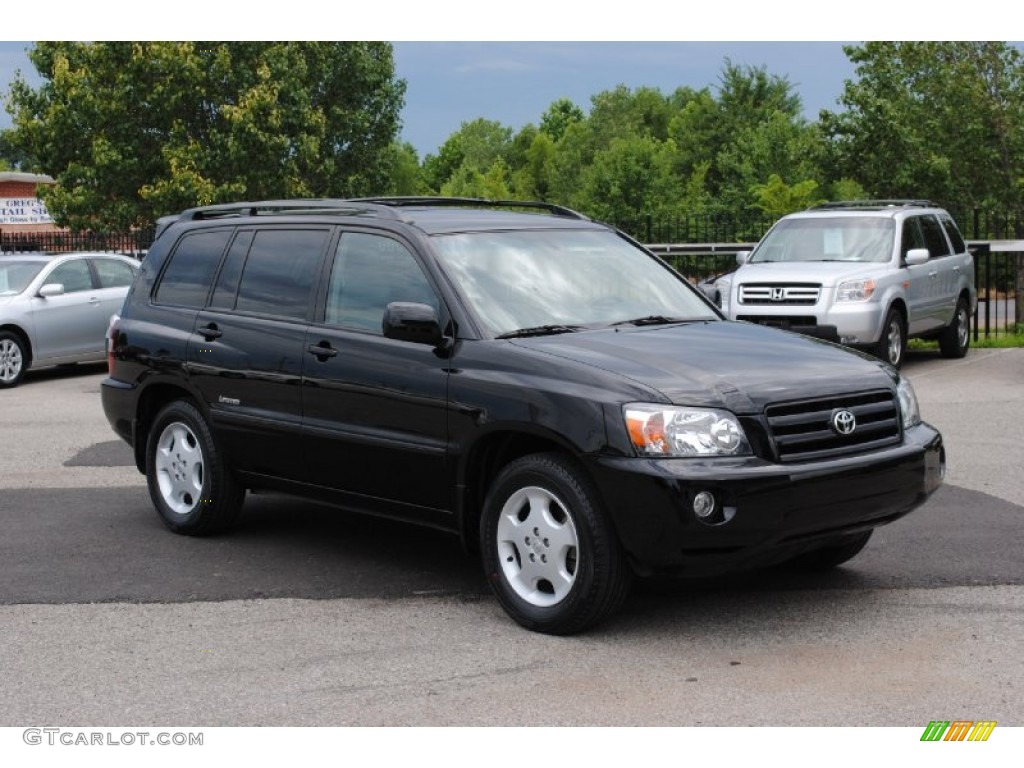 2007 Highlander Limited - Black / Ash Gray photo #7