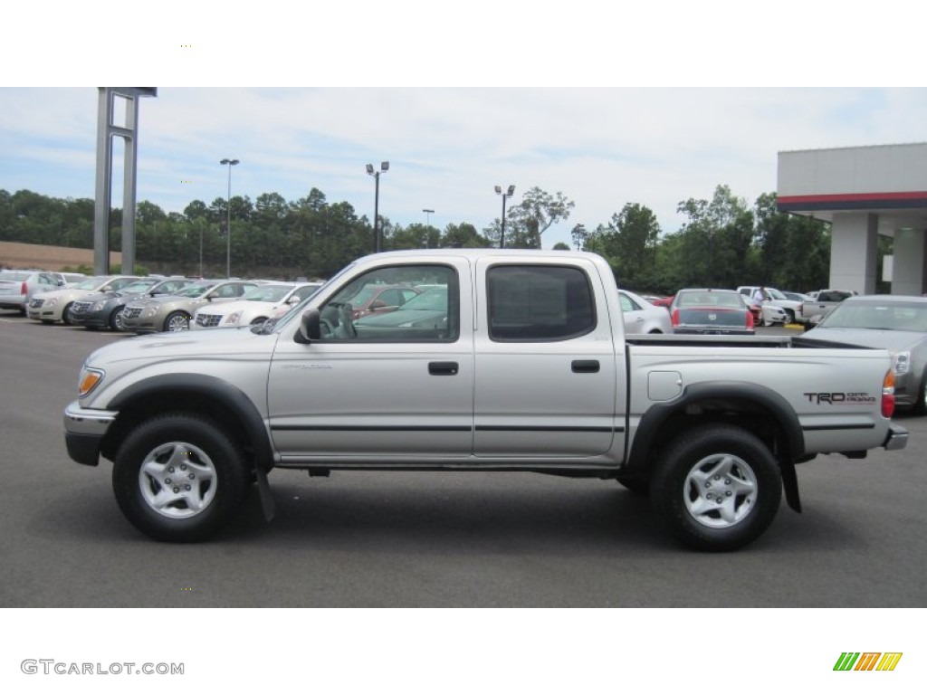 2004 Tacoma V6 PreRunner TRD Double Cab - Lunar Mist Metallic / Charcoal photo #2