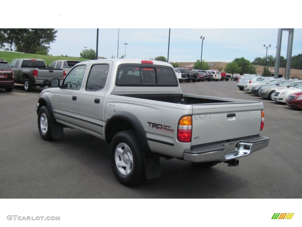 2004 Tacoma V6 PreRunner TRD Double Cab - Lunar Mist Metallic / Charcoal photo #3