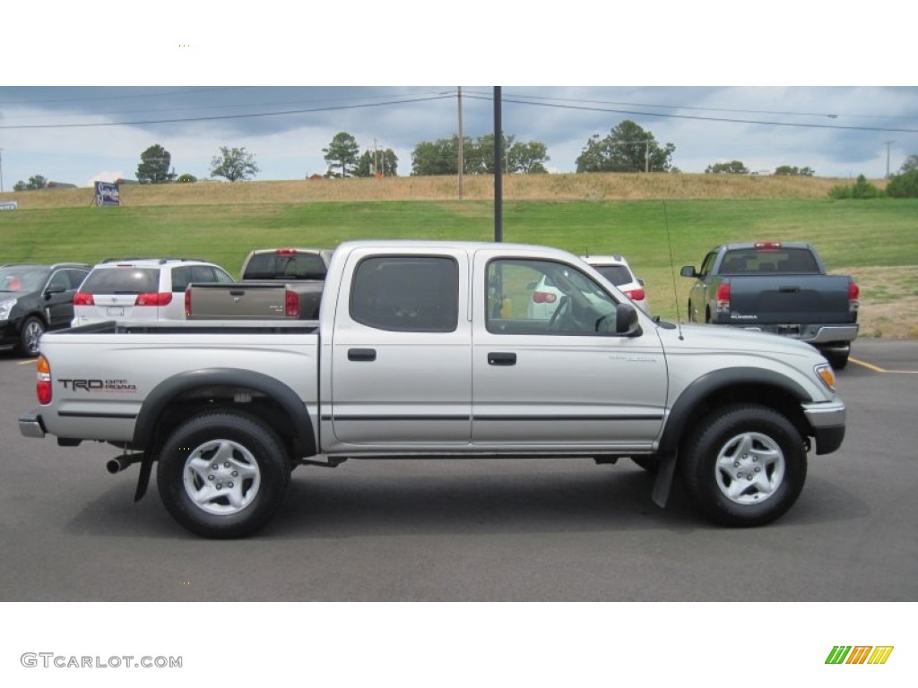 2004 Tacoma V6 PreRunner TRD Double Cab - Lunar Mist Metallic / Charcoal photo #6