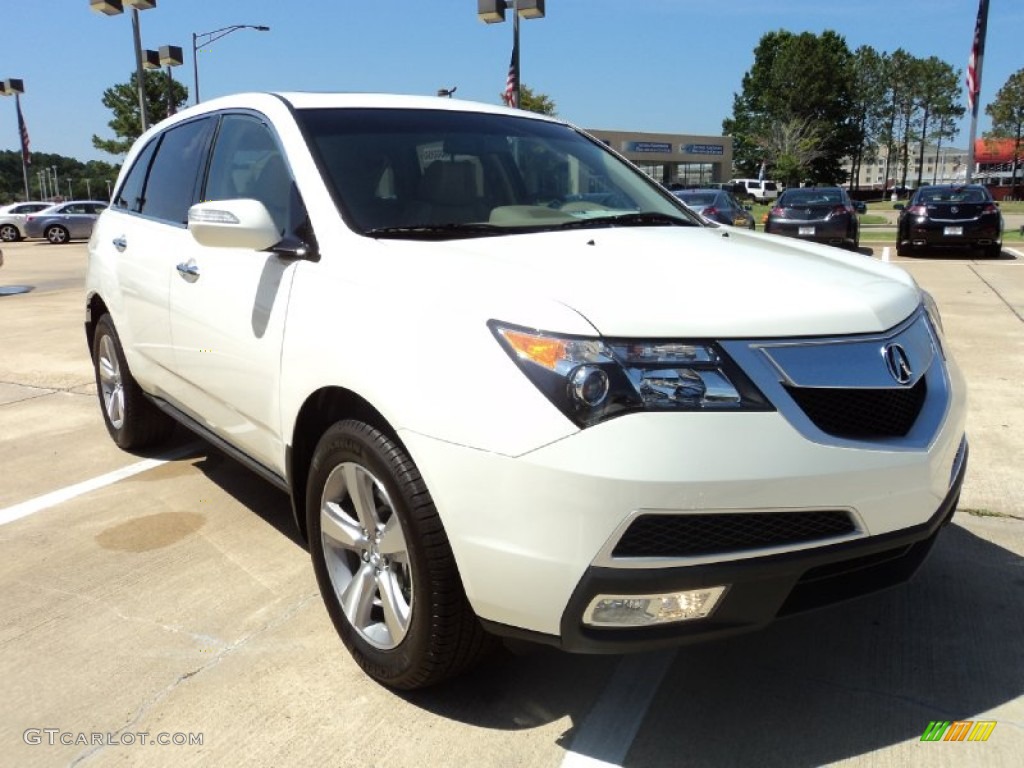 Aspen White Pearl 2011 Acura MDX Technology Exterior Photo #50921937