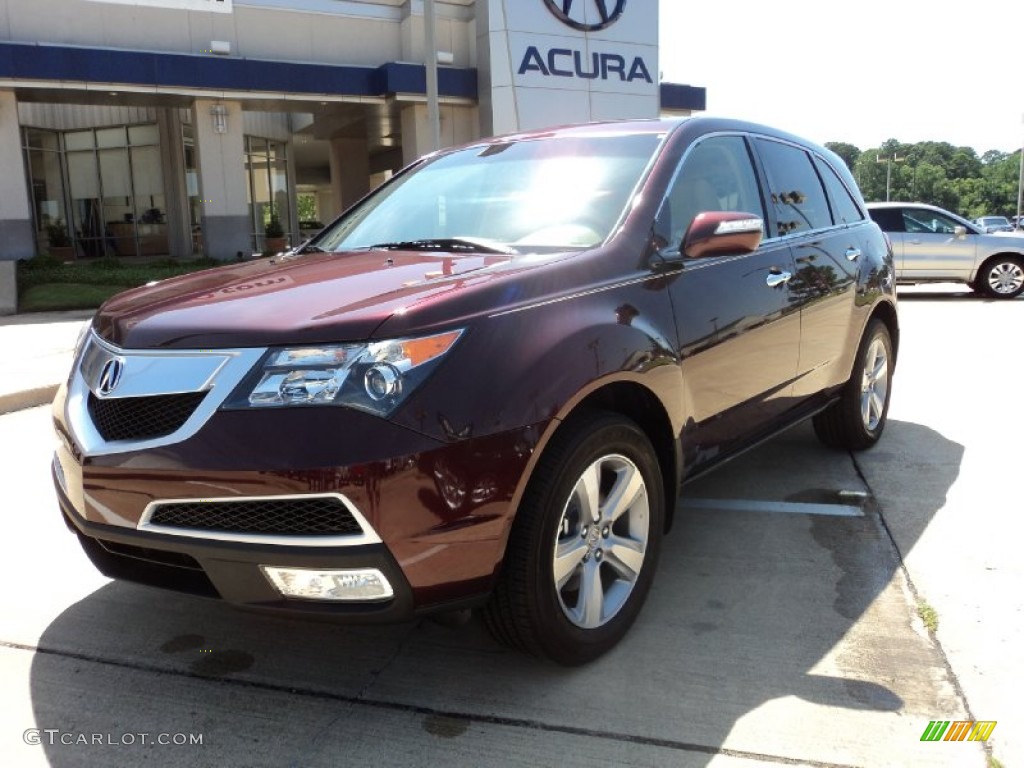 Dark Cherry Pearl Acura MDX