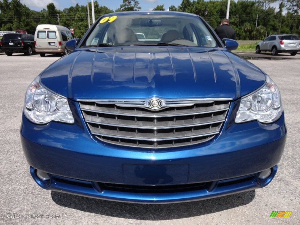 Deep Water Blue Pearl 2009 Chrysler Sebring Limited Sedan Exterior Photo #50922711