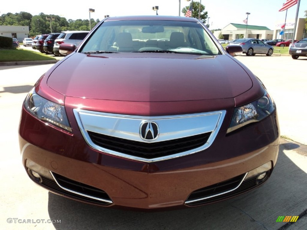 Basque Red Pearl 2012 Acura TL 3.5 Exterior Photo #50922963