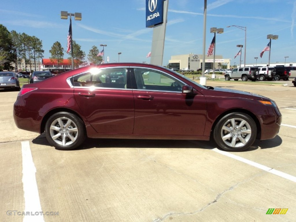 Basque Red Pearl 2012 Acura TL 3.5 Exterior Photo #50922996