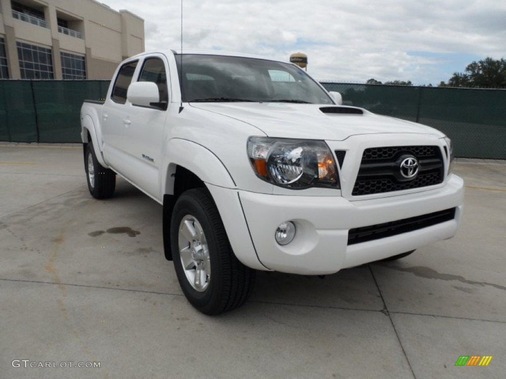 Super White Toyota Tacoma