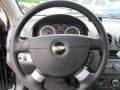 2011 Chevrolet Aveo Charcoal Interior Steering Wheel Photo