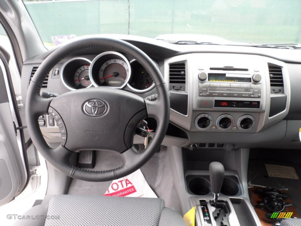 2011 Toyota Tacoma V6 TRD Sport PreRunner Double Cab Graphite Gray Dashboard Photo #50923347