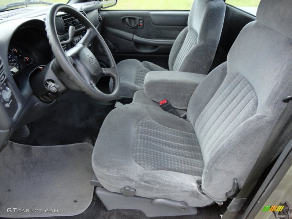 Medium Gray Interior 2001 Chevrolet S10 LS Regular Cab Photo #50923434