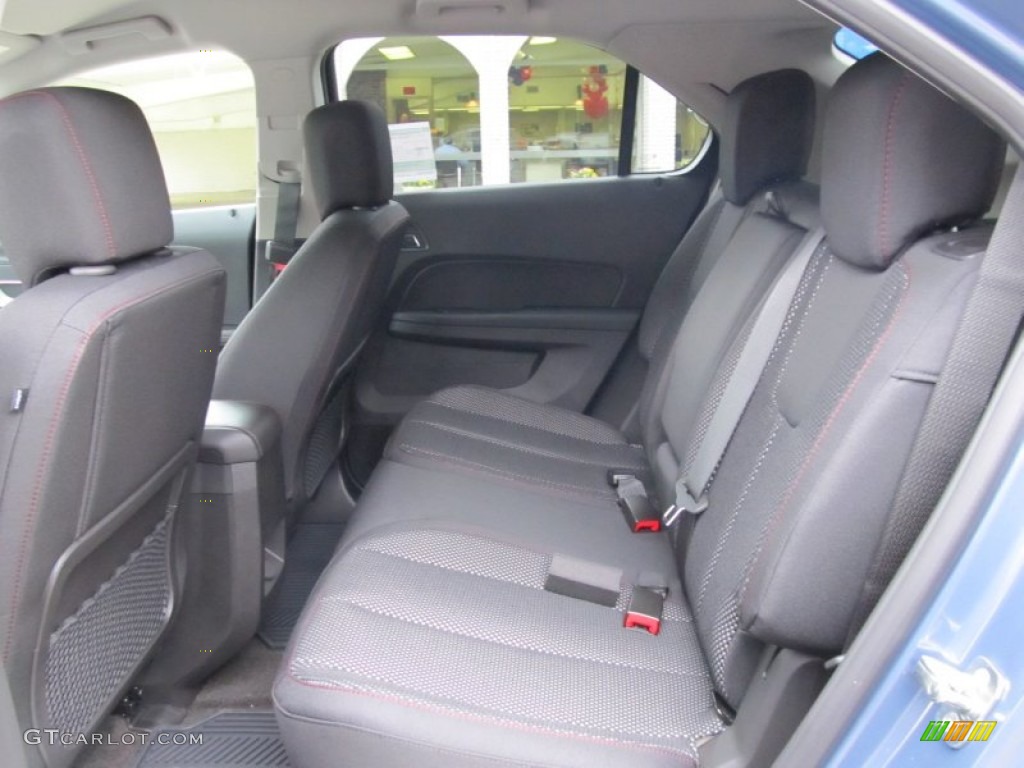 2011 Equinox LT AWD - Twilight Blue Metallic / Light Titanium/Jet Black photo #8