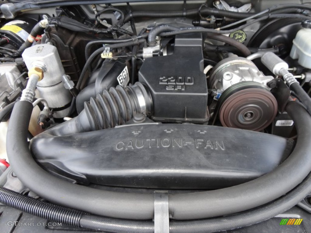 2001 Chevrolet S10 LS Regular Cab 2.2 Liter  4 Cylinder Engine Photo #50923671