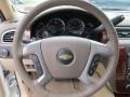 2011 Chevrolet Avalanche Dark Cashmere/Light Cashmere Interior Steering Wheel Photo