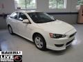 2009 Wicked White Satin Mitsubishi Lancer ES  photo #1