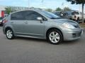 2010 Magnetic Gray Metallic Nissan Versa 1.8 SL Hatchback  photo #2