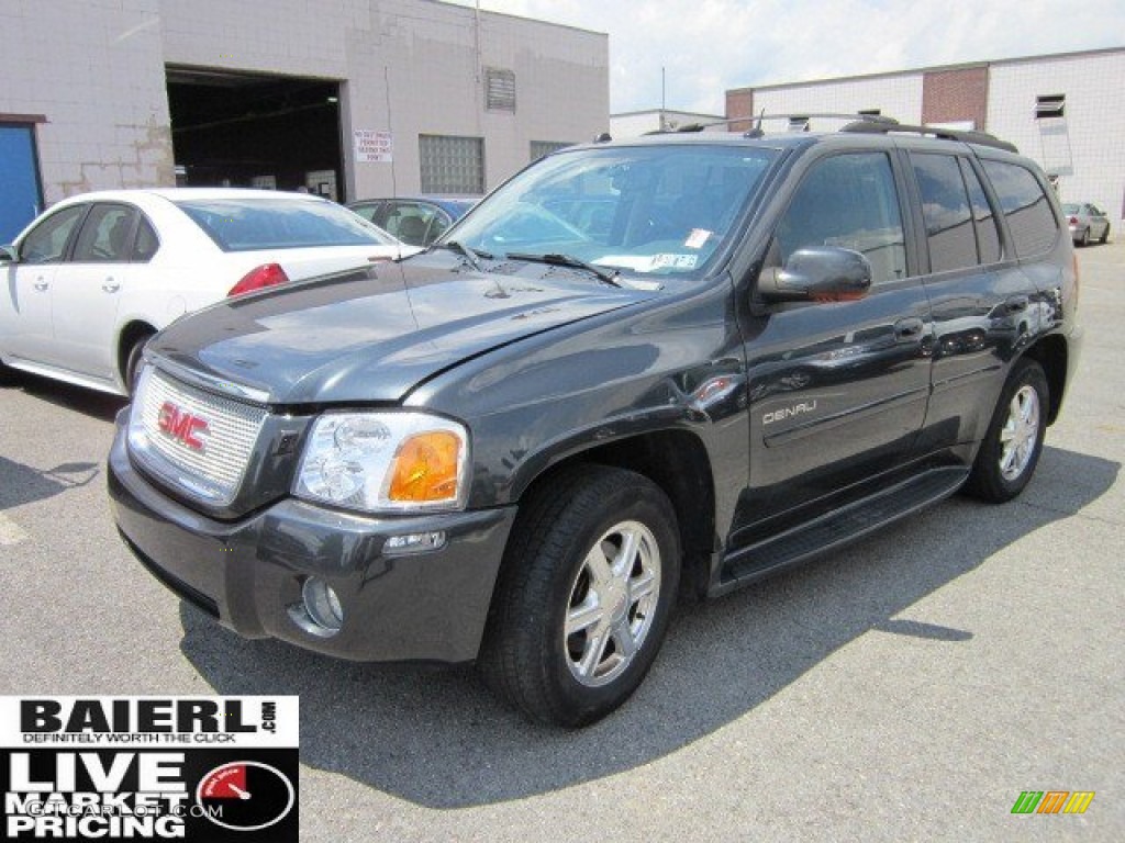 2005 Envoy Denali 4x4 - Carbon Black Metallic / Ebony photo #3