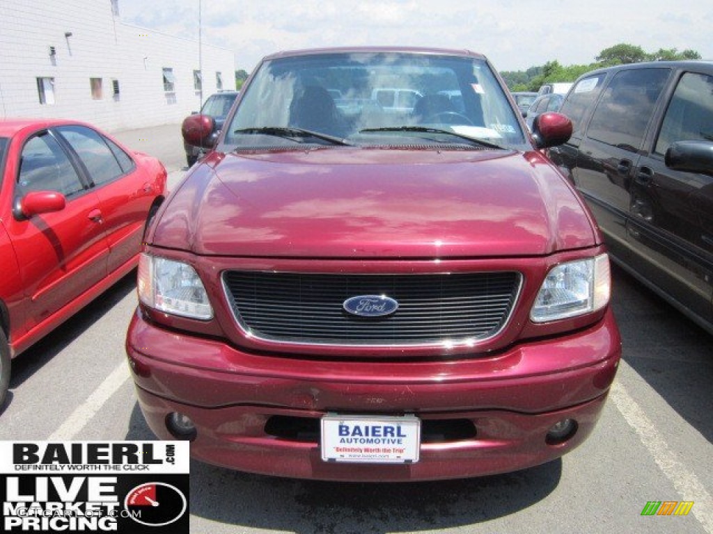 2003 F150 XL Regular Cab - Toreador Red Metallic / Dark Graphite Grey photo #2