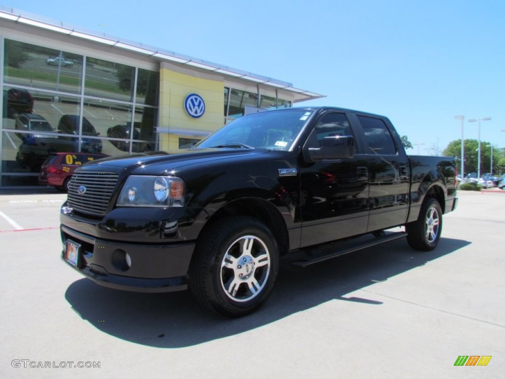 2007 F150 FX2 Sport SuperCrew - Black / Black photo #1