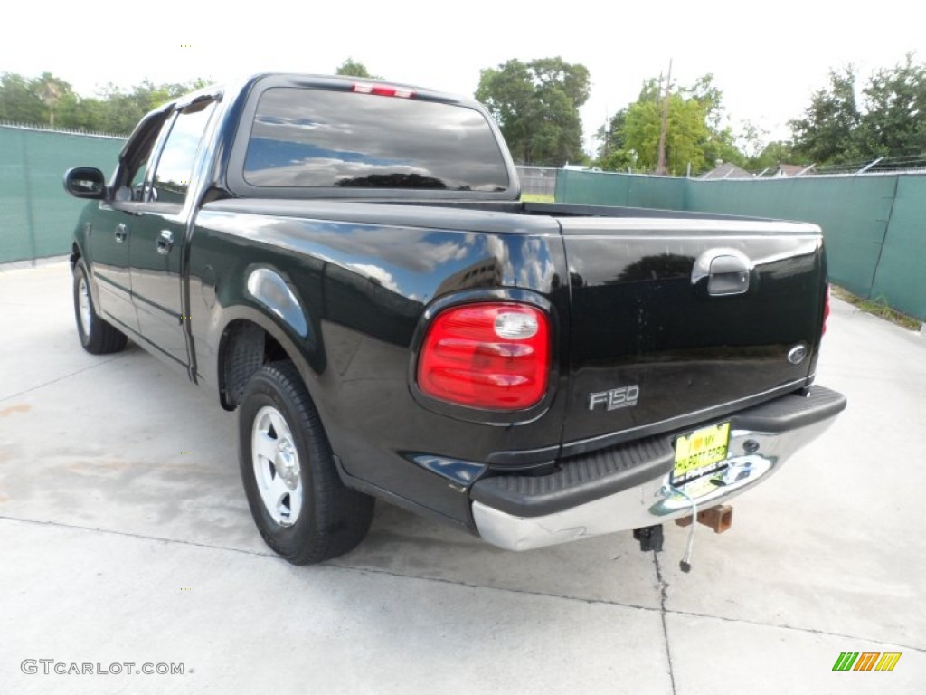 2001 F150 XLT SuperCrew - Black / Medium Graphite photo #5