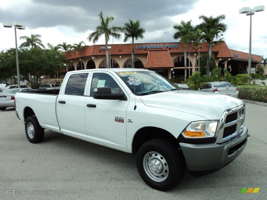 Bright White Dodge Ram 3500 HD