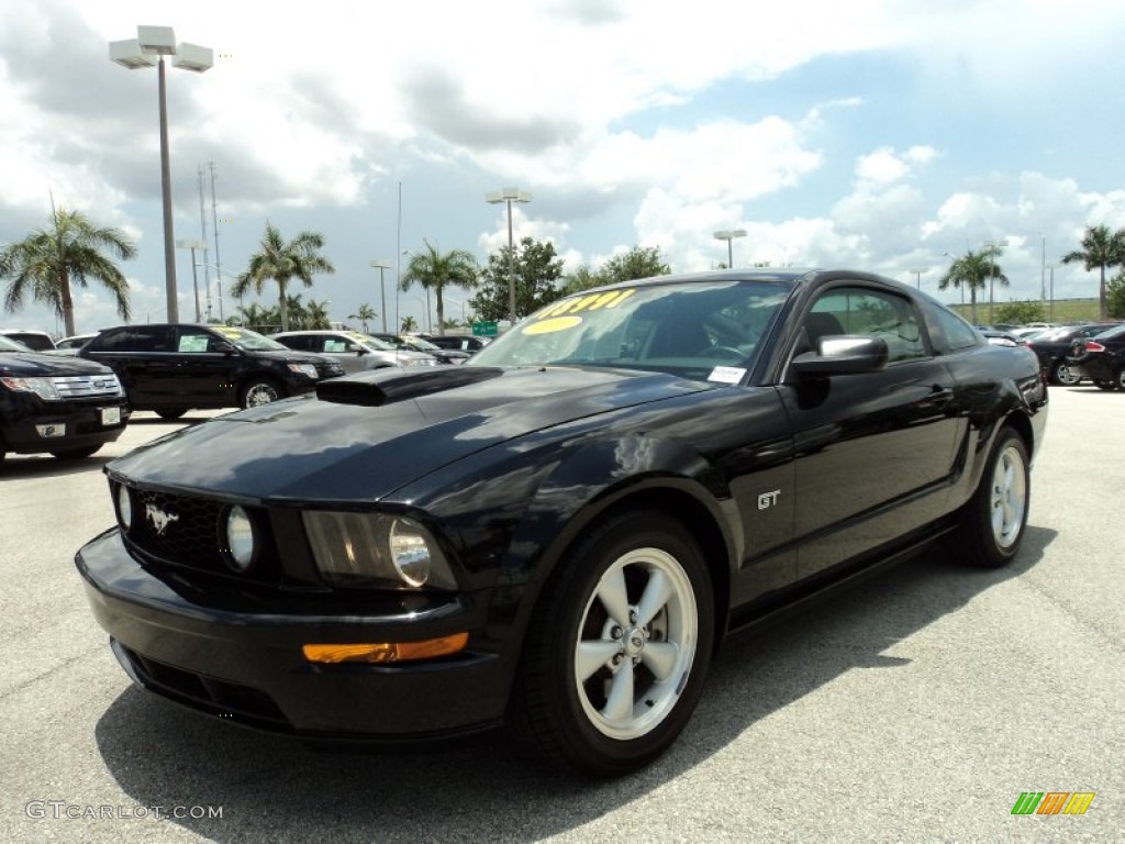 Black 2007 Ford Mustang GT Premium Coupe Exterior Photo #50927922