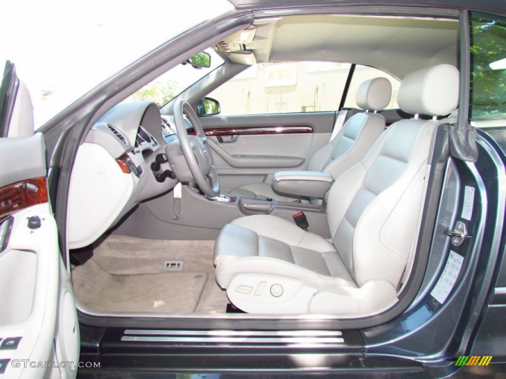 Platinum Interior 2004 Audi A4 3.0 Cabriolet Photo #50927982