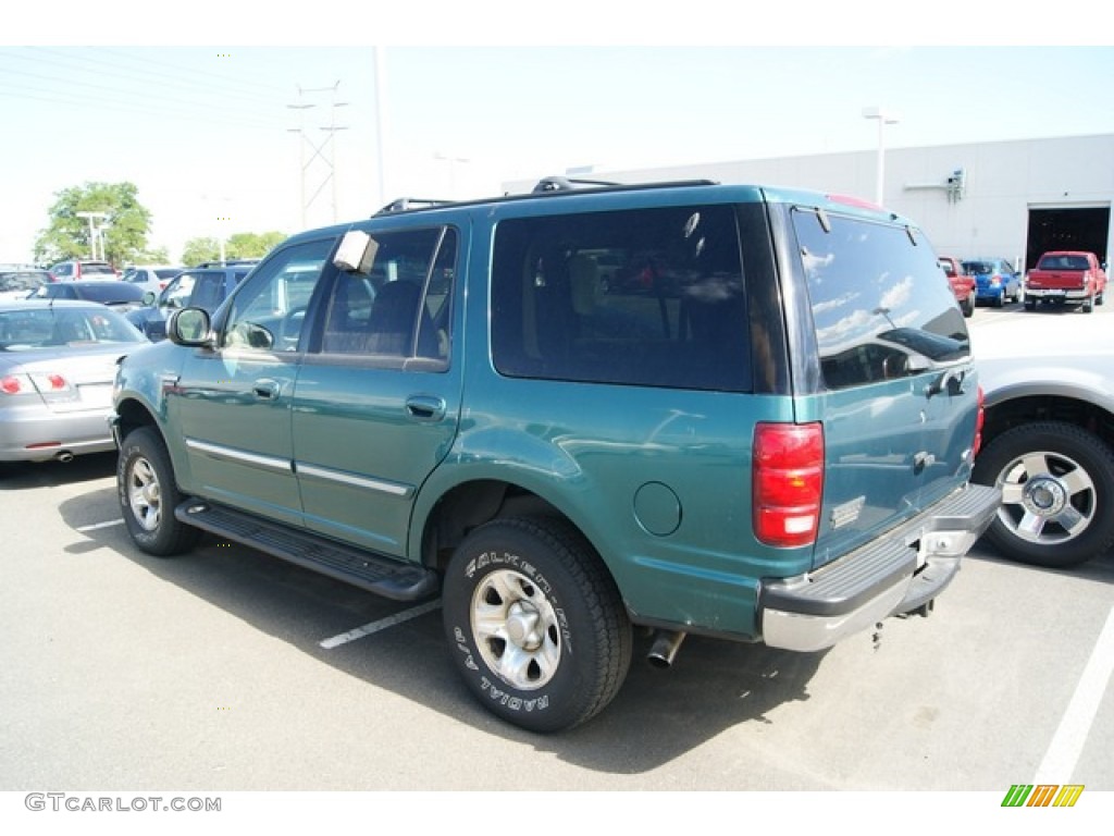 1998 Expedition XLT 4x4 - Pacific Green Metallic / Medium Graphite photo #3