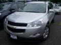 2011 Silver Ice Metallic Chevrolet Traverse LT AWD  photo #1