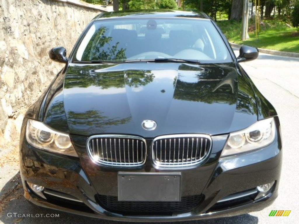 2010 3 Series 335i Sedan - Jet Black / Black photo #2