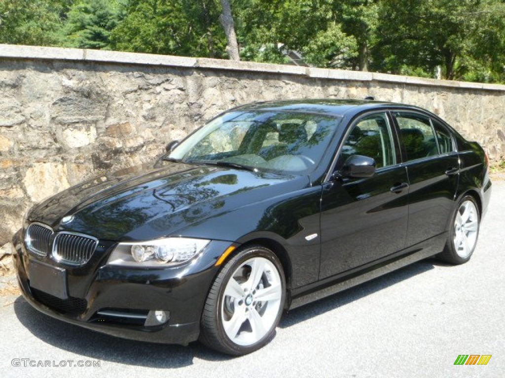 2010 3 Series 335i Sedan - Jet Black / Black photo #3