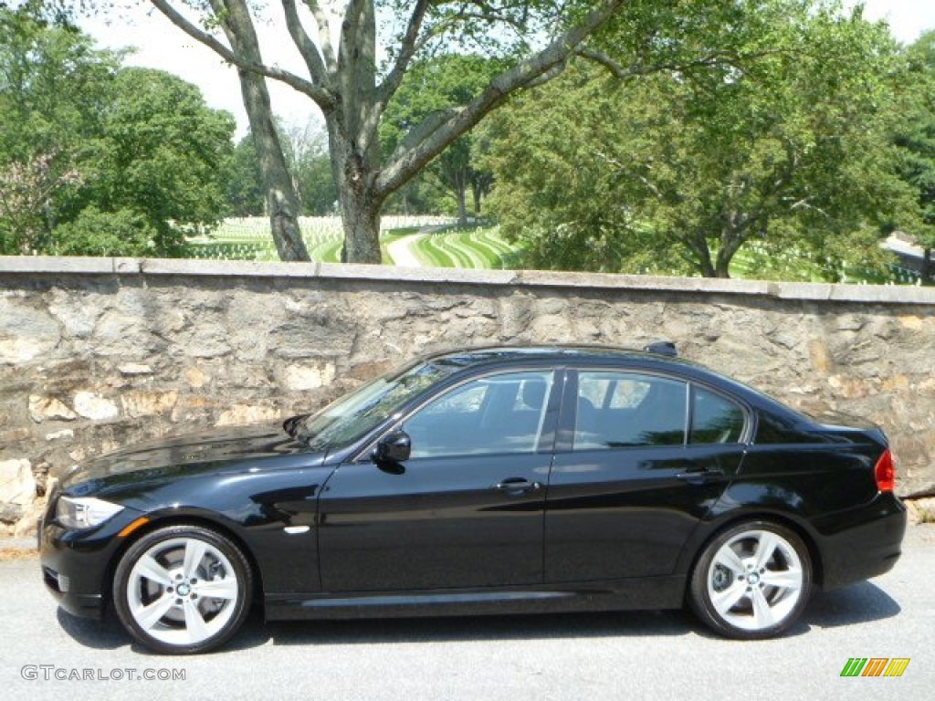 2010 3 Series 335i Sedan - Jet Black / Black photo #12