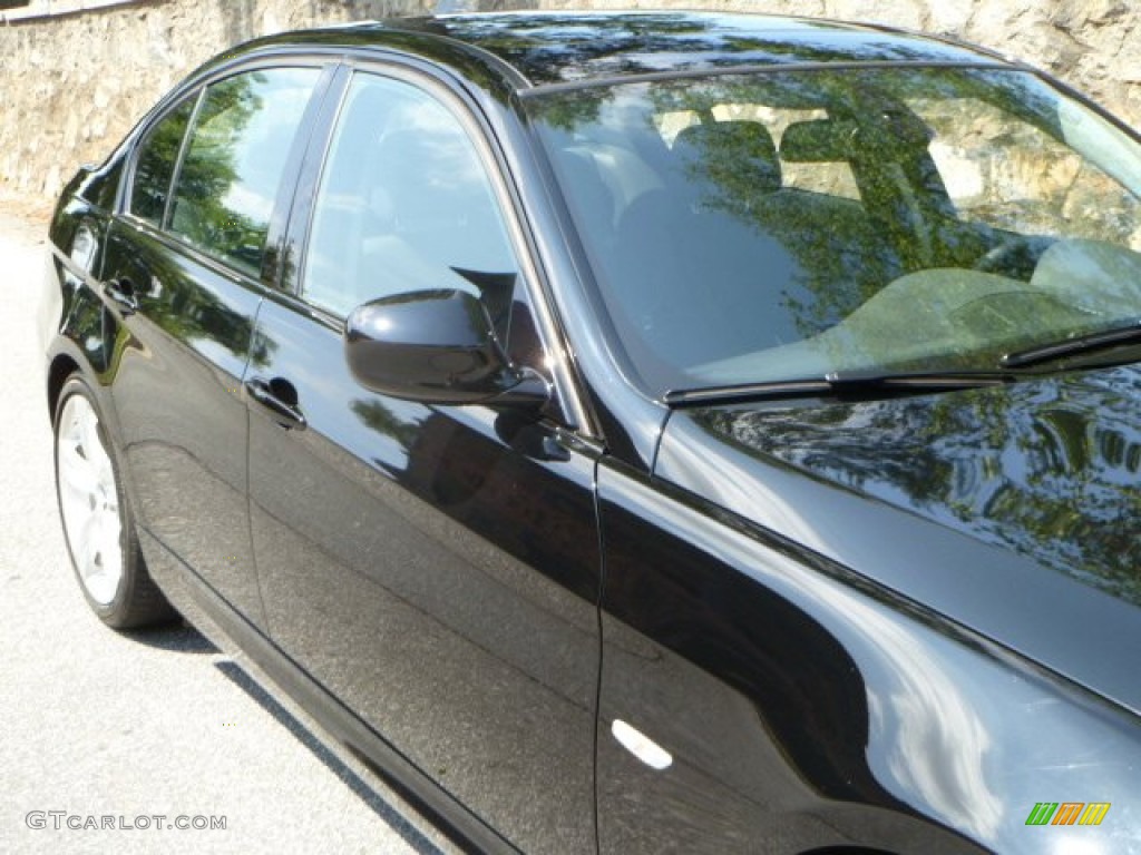 2010 3 Series 335i Sedan - Jet Black / Black photo #14