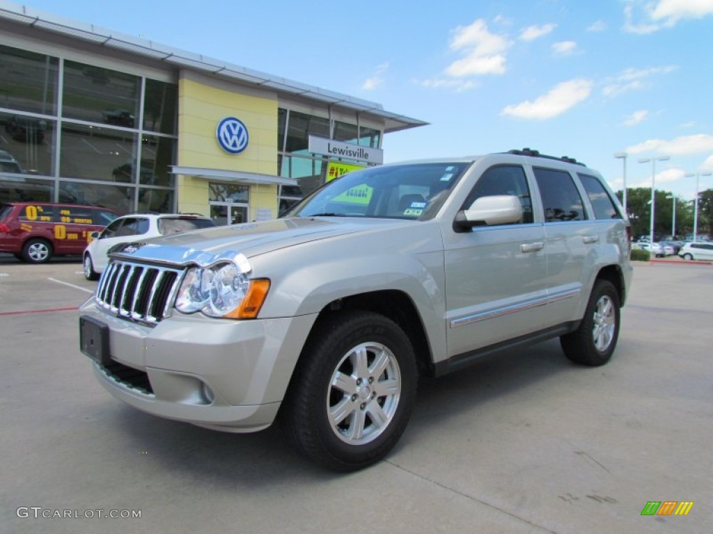 2008 Grand Cherokee Limited - Bright Silver Metallic / Dark Slate Gray/Light Graystone photo #1