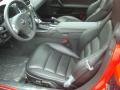 Ebony Black 2011 Chevrolet Corvette Coupe Interior Color