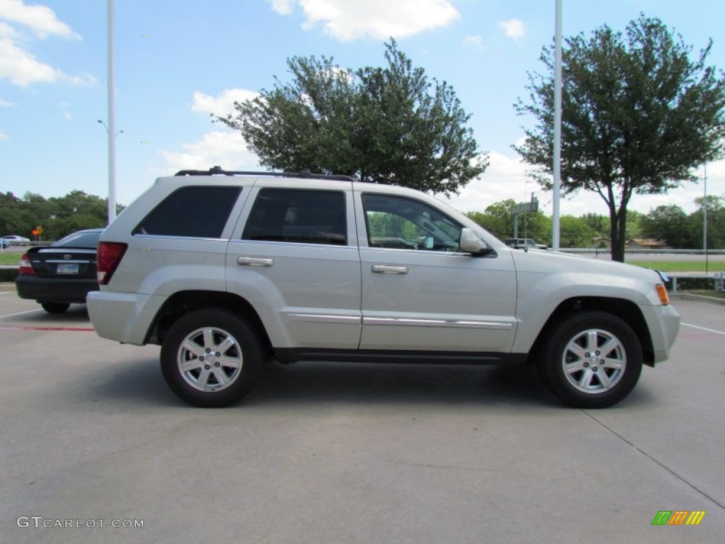 2008 Grand Cherokee Limited - Bright Silver Metallic / Dark Slate Gray/Light Graystone photo #6