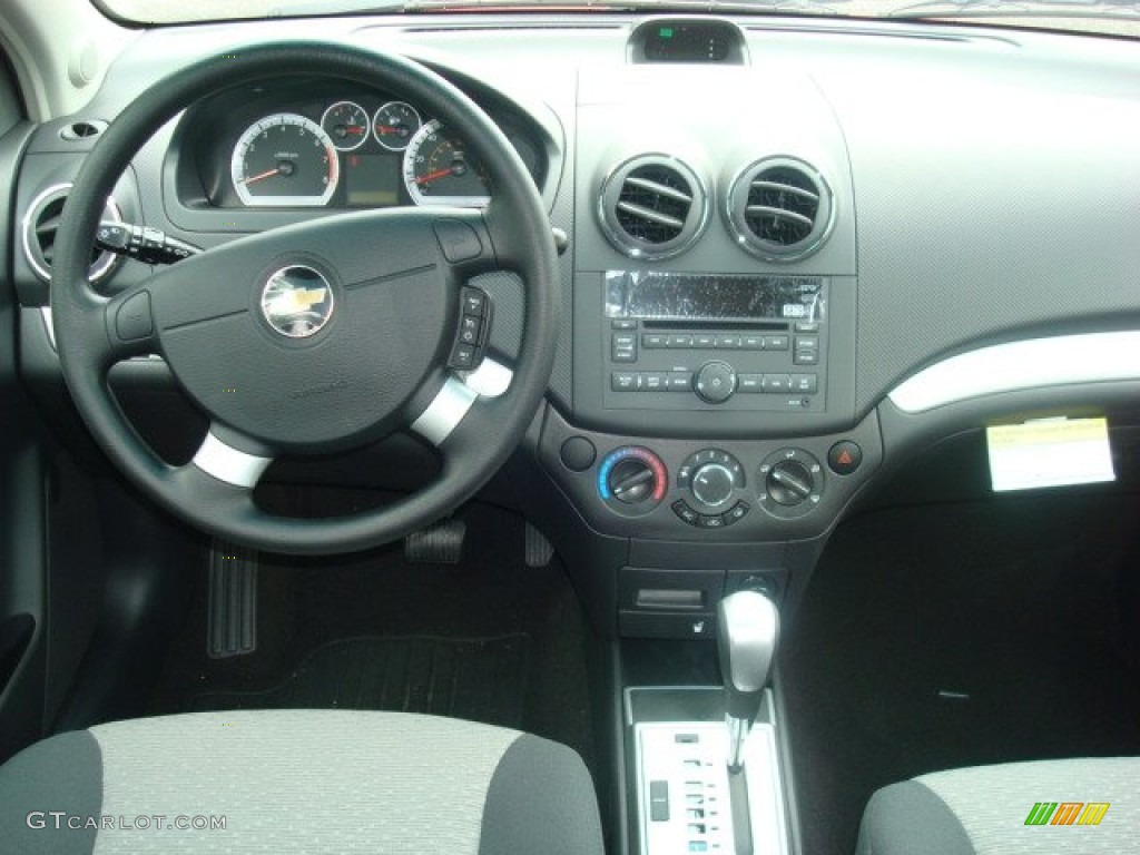 2011 Chevrolet Aveo Aveo5 LT Charcoal Dashboard Photo #50929332