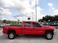 2009 Victory Red Chevrolet Silverado 2500HD LT Crew Cab 4x4  photo #11