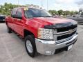 2009 Victory Red Chevrolet Silverado 2500HD LT Crew Cab 4x4  photo #12